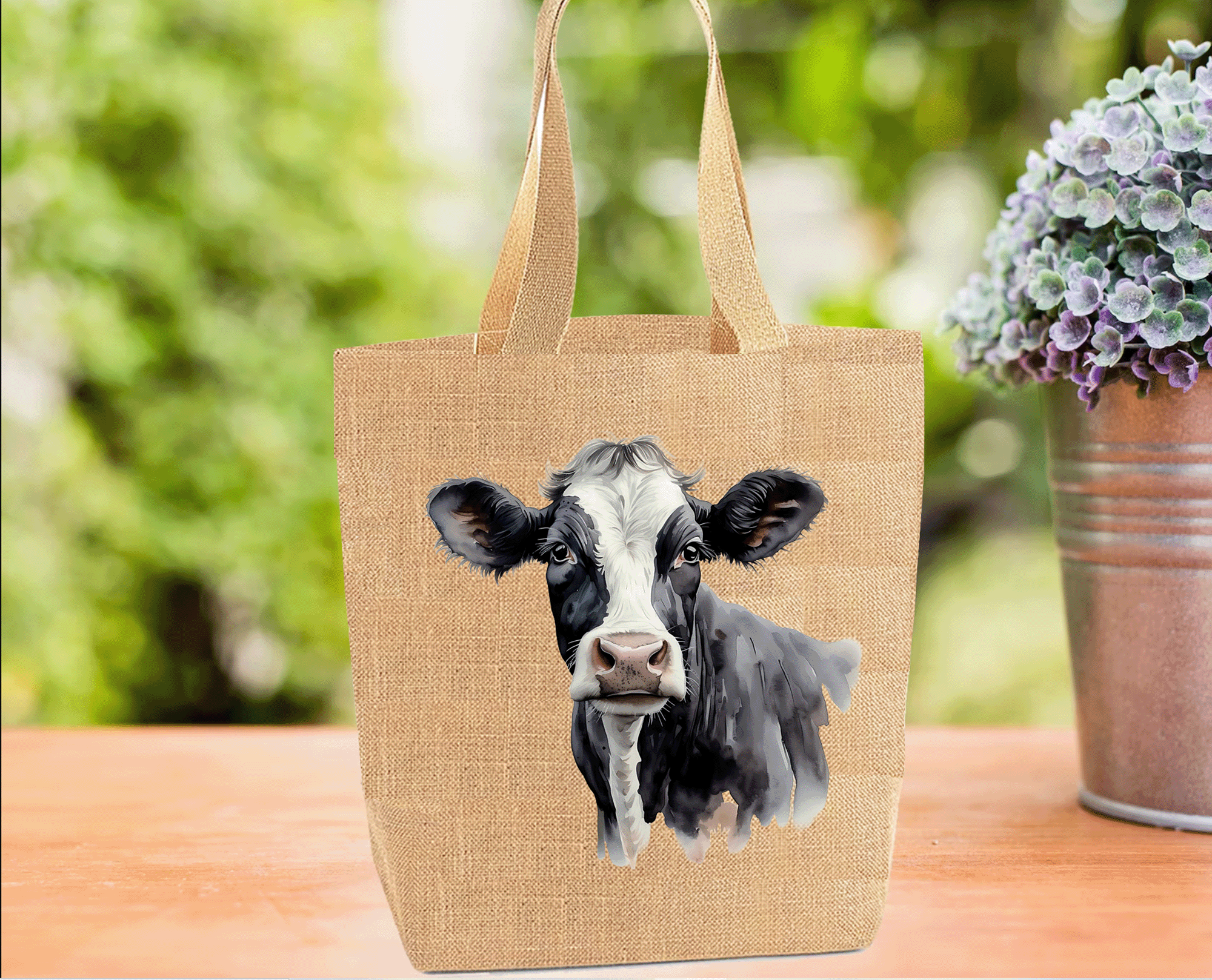Friesian Cow Tote Bag, Friesian Bag